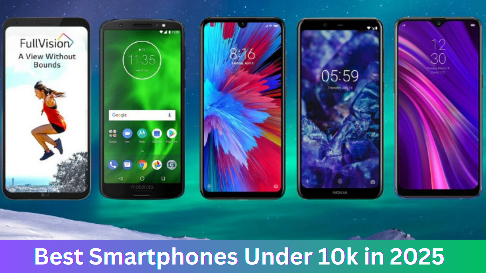 Best Smartphones Under 10k in 2025